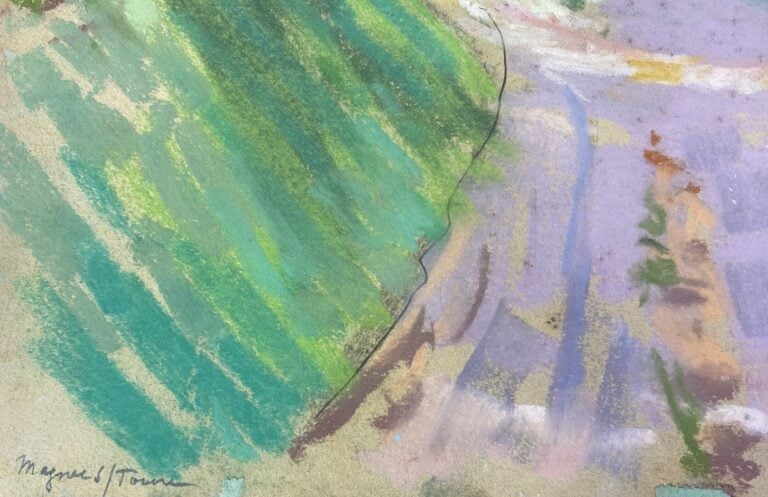 Ecole moderne - Important ensemble de pastels sur papier (environ une trentaine…