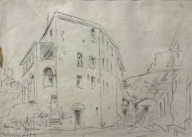Emmanuel COSTA (1833-1921), attribué à - Le Cours Saleya et Maison Masséna - De…