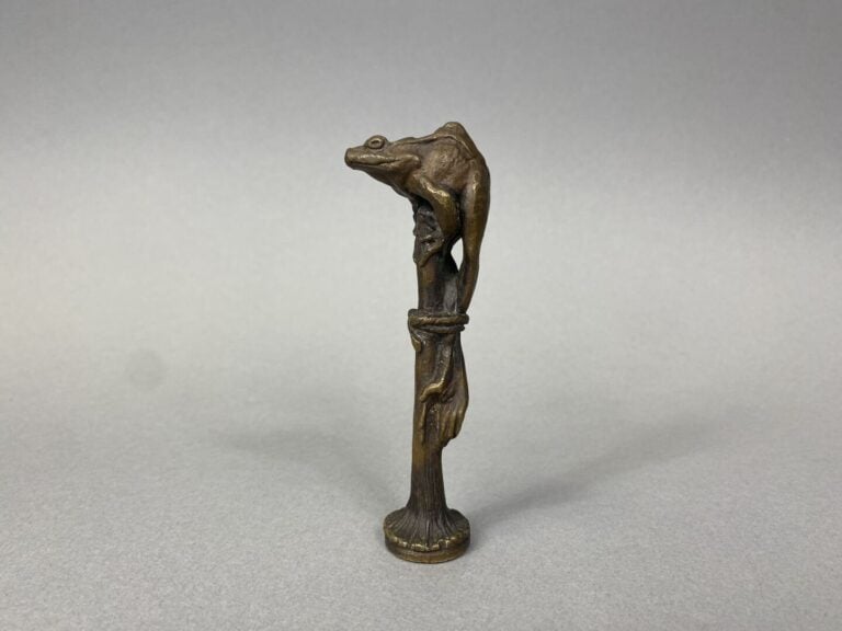 Emmanuel FRÉMIET (1824-1910), d'après - Sceau à cacheter en bronze représentant…