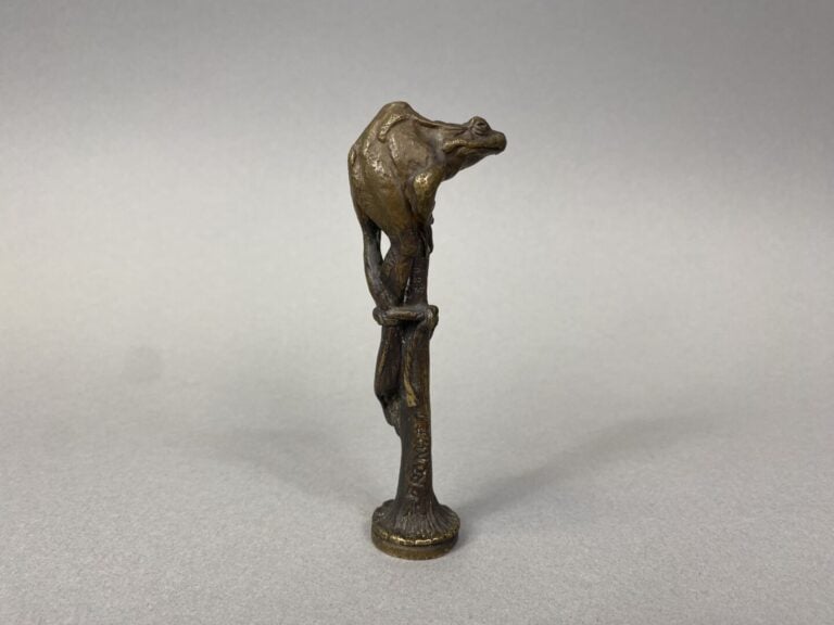Emmanuel FRÉMIET (1824-1910), d'après - Sceau à cacheter en bronze représentant…