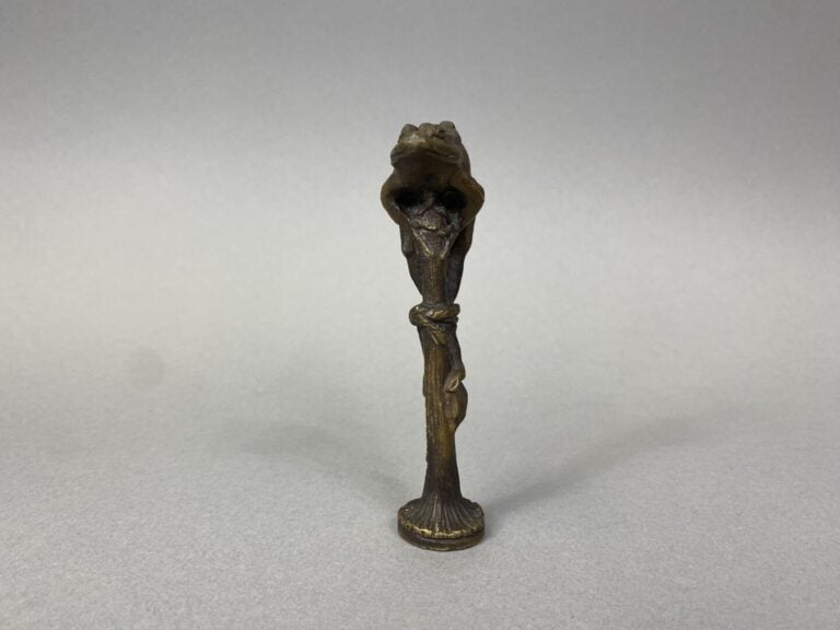 Emmanuel FRÉMIET (1824-1910), d'après - Sceau à cacheter en bronze représentant…