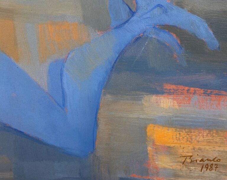 Enrico BIANCO (1918-2013) - Femmes nues - Huile sur isorel - Signé en bas à dro…