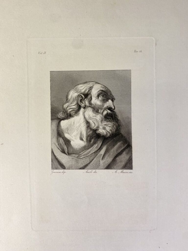 Ensemble d'eaux-fortes (environ une vingtaine) représentant des portraits dans…