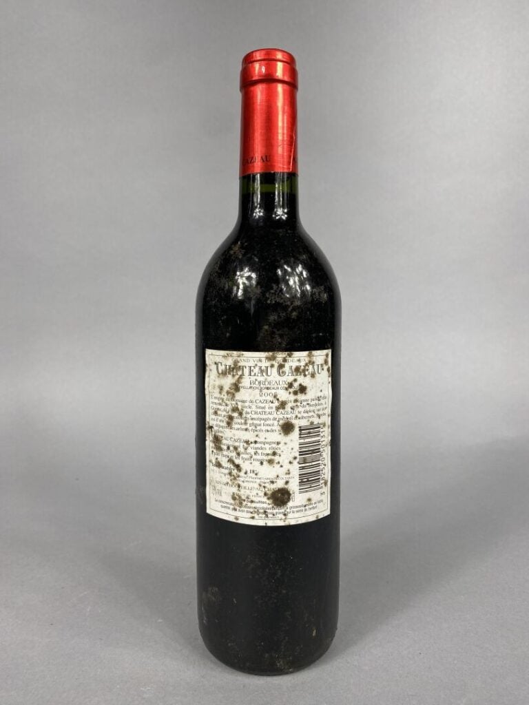 Ensemble de cinq bouteilles comprenant : - - Château Les Renardières, 1999 - -…