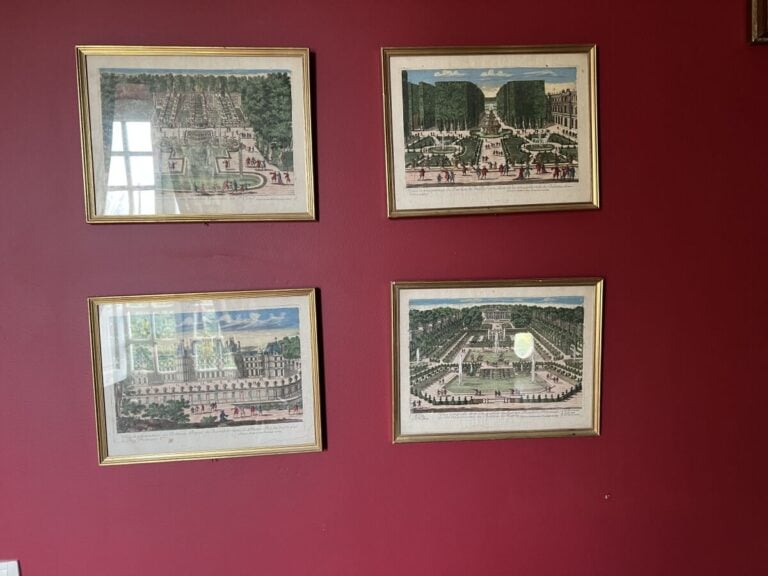 Ensemble de vingt vues d'optiques de Paris et ses environs dont Saint Germain e…