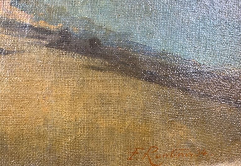 Fenuccio RONTINI (1893 - 1964) - Chemin de campagne - Huile sur toile - Signée…