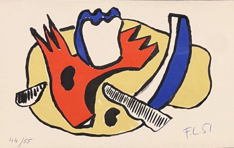 Fernand LÉGER (1881-1955) (03172) - Nature morte, 1951 ( Saphire 109) - Lithogr…