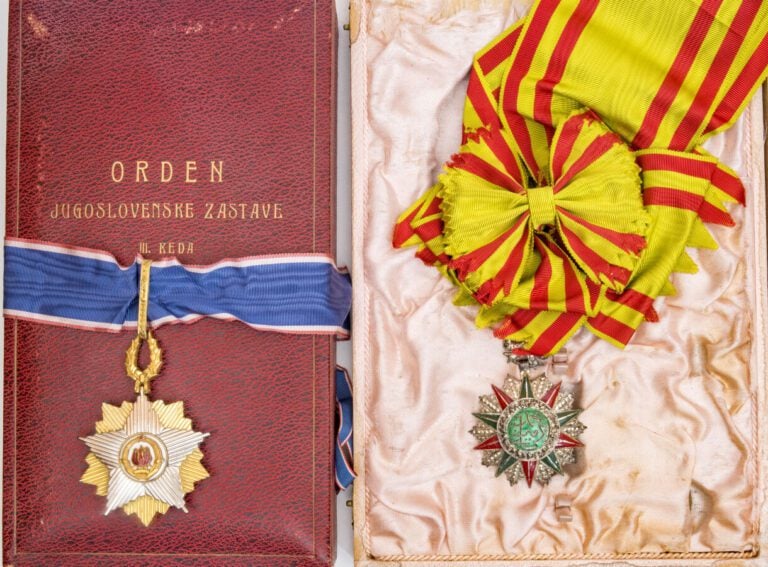 Fort lot de médailles et décorations dont Légion d'honneur, décorations alleman…
