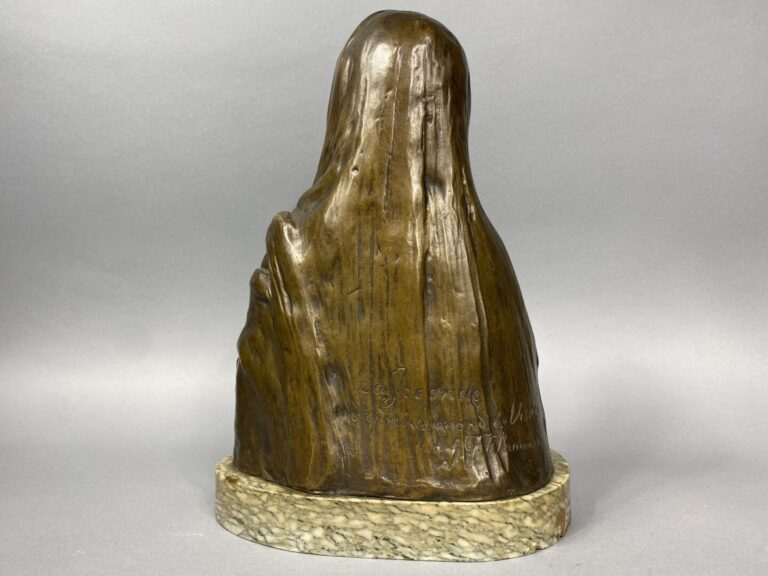 Georges FLAMAND (1866-c.1931) - La Joconde - Sujet en bronze à patine dorée - S…