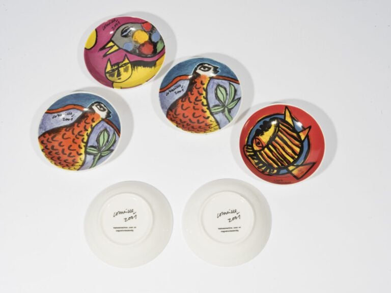 Guillaume CORNEILLE (1922-2010) d'après - Poisson ; Oiseau ; Oiseau et chat ; P…