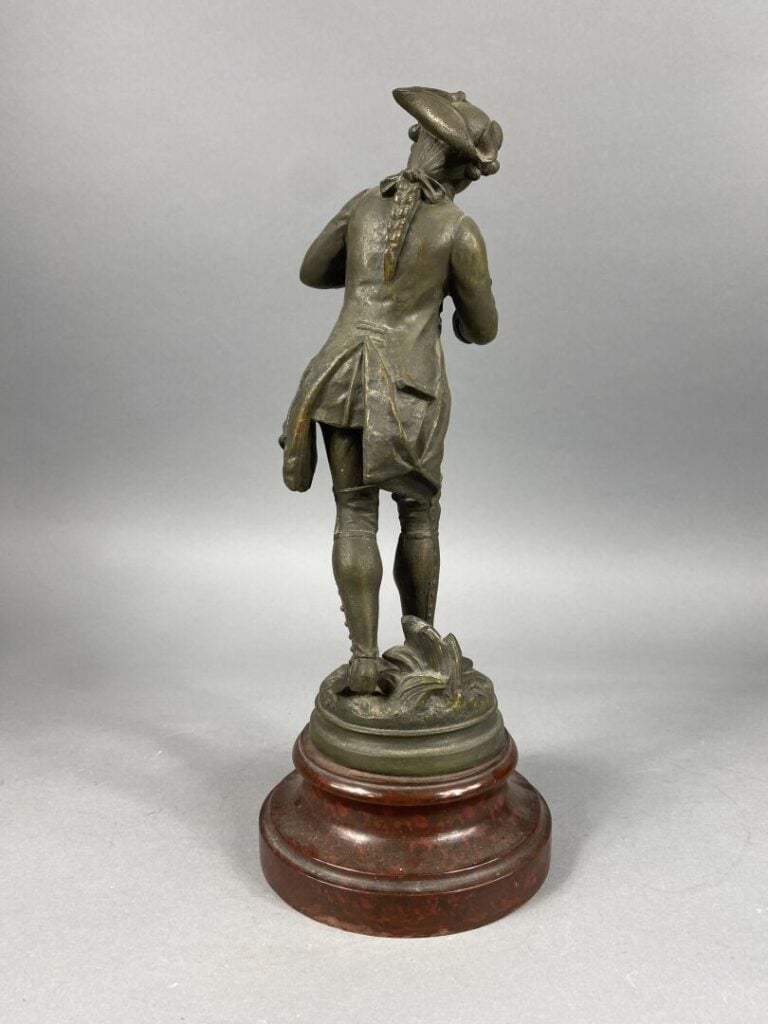 Hippolyte MOREAU (1832-1927), d'après - Le marquis - Sujet en régule patine pos…