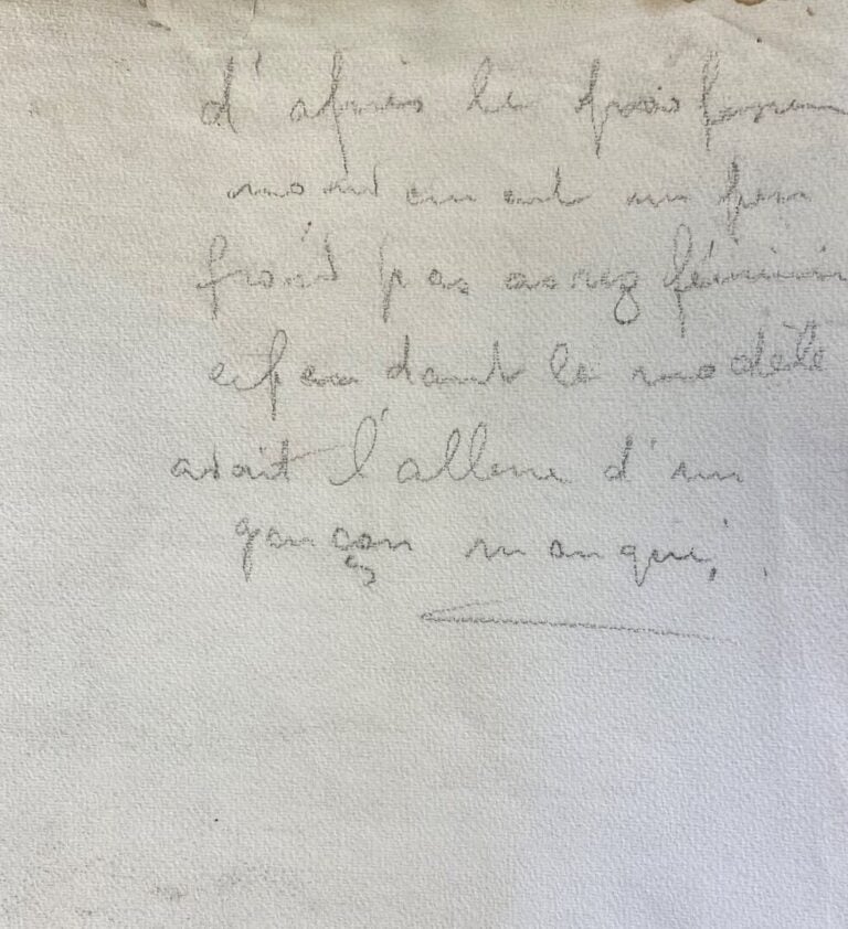 Important lot de dessins au fusain sur papier représentant des académie d'homme…