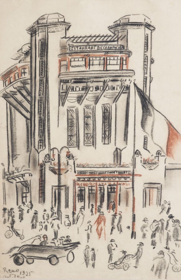 Irène RÉNO (1884-1953) Irena Hassenberg dit - Exposition des arts décoratifs, P…