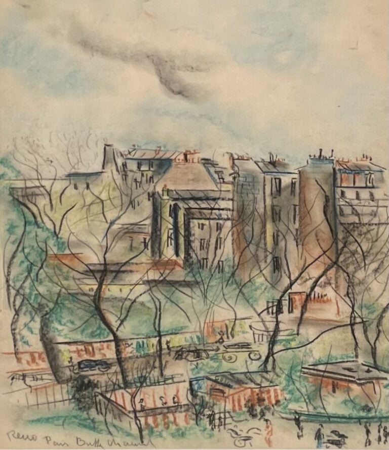 Irène RÉNO (1884-1953) Irène Hassenberg dit (02444) - Butte Chaumont à Paris -…