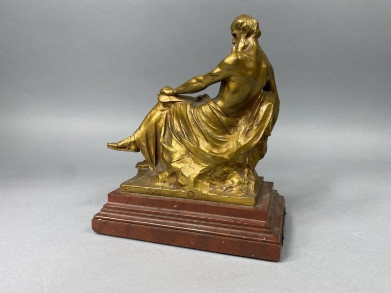 Israel ROUKHOMOVSKY (1860-1934) - Moïse - Epreuve en preuve à patine dorée - Sg…