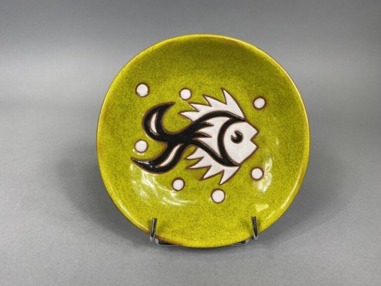 Jean PICART LE DOUX (1902-1982) à Sant Vicens - Coupe en terre cuite émaillée p…