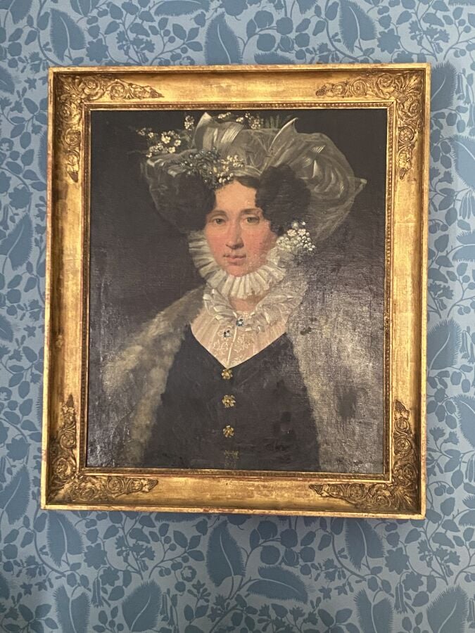 Joseph-Joachim GUERNIER, St-Lo, 1791-Vire, 1848. - Portait de dame à la coiffe…