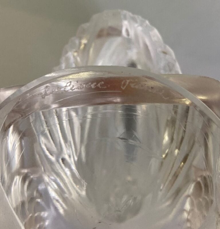 LALIQUE France - Sujet Coq en verre moulé-pressé - Signé - (éclat à la base) H…