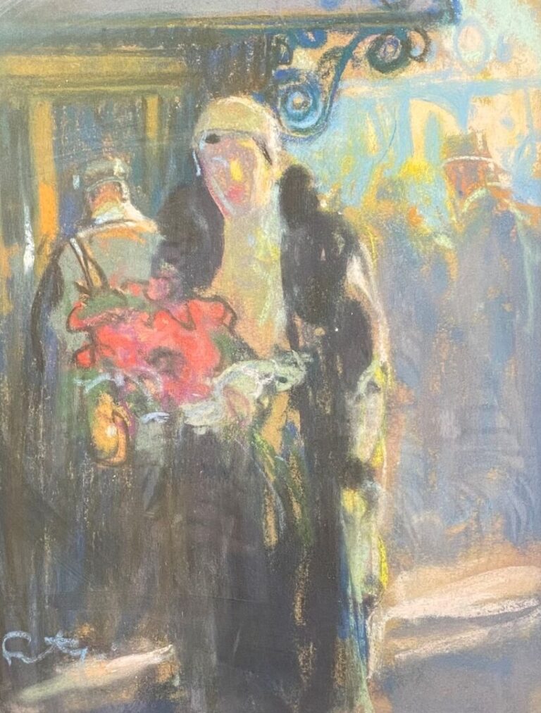 Louis FORTUNEY (1875-1951) - Ensemble de portraits, Andalouse à la fleur, Le bu…
