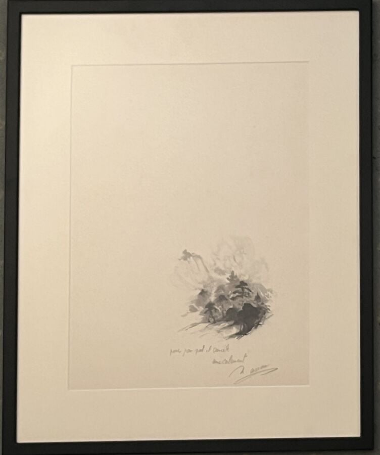 Nassar ASSAR (1928-2011) - Paysage - Encre et lavis d'encre sur papier, signé e…