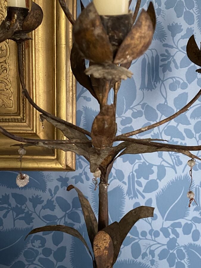 Paire de candélabres à neuf lumières, dans le goût Renaissance, le pied de form…