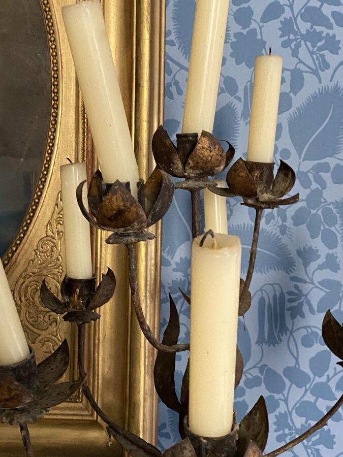 Paire de candélabres à neuf lumières, dans le goût Renaissance, le pied de form…