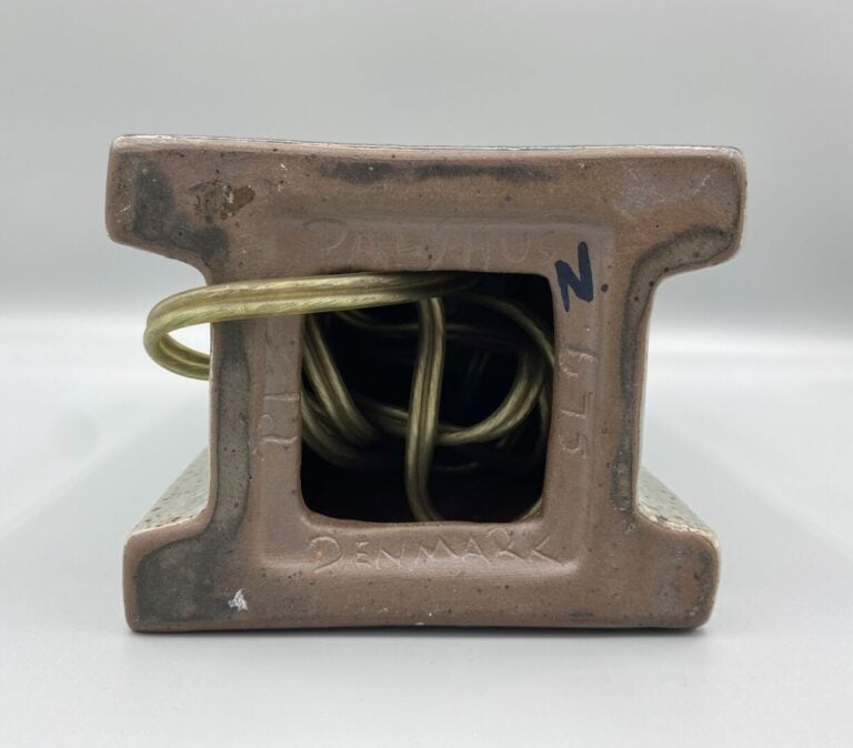 PALSHUS DANEMARK - Lampe en céramique vernissée - Signée - H : 28 cm