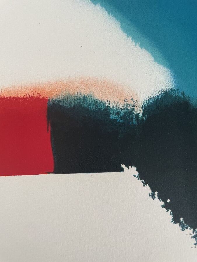 Paul JENKINS (1923-2012) - Composition, 1987 - Lithographie sur vélin, signée e…