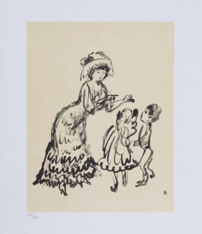 Pierre BONNARD (1867-1947) d'après - Les bonbons - Lithographie sur vélin, mono…