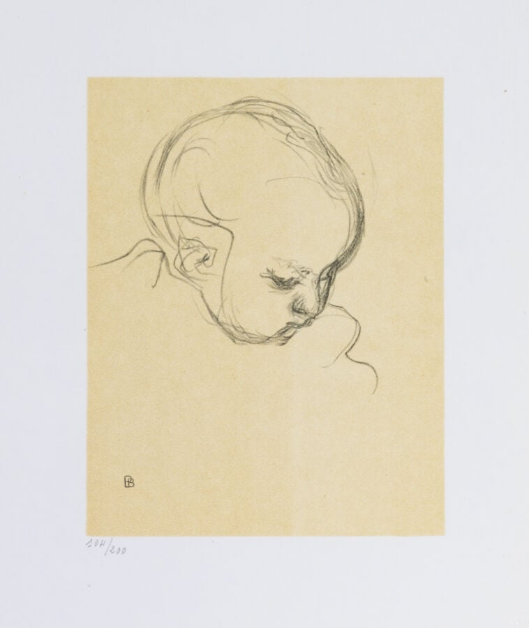 Pierre BONNARD (1867-1947) d'après - Les bonbons - Lithographie sur vélin, mono…