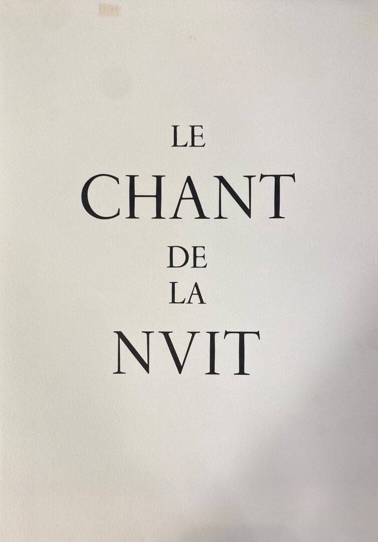 Pierre-Yves TREMOIS (1921-2020) et NIETZSCHE - Le chant de la nuit - Ed. La Dia…