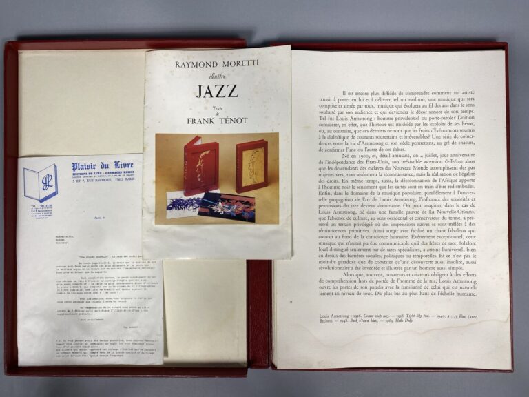 Raymond MORETTI (1931-2005) - Illustre Jazz, texte de Frank Ténot