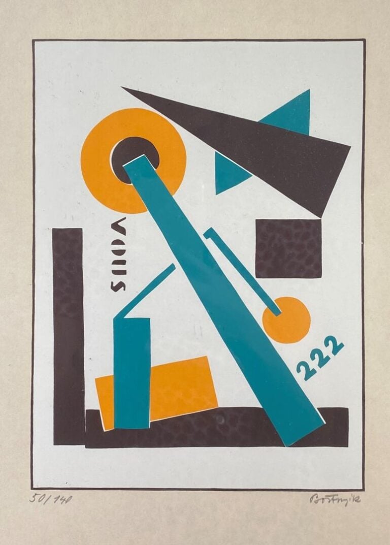 Sandor BORTNYIK (1893-1976) - Sans titre - Deux lithographies - Signées en bas…