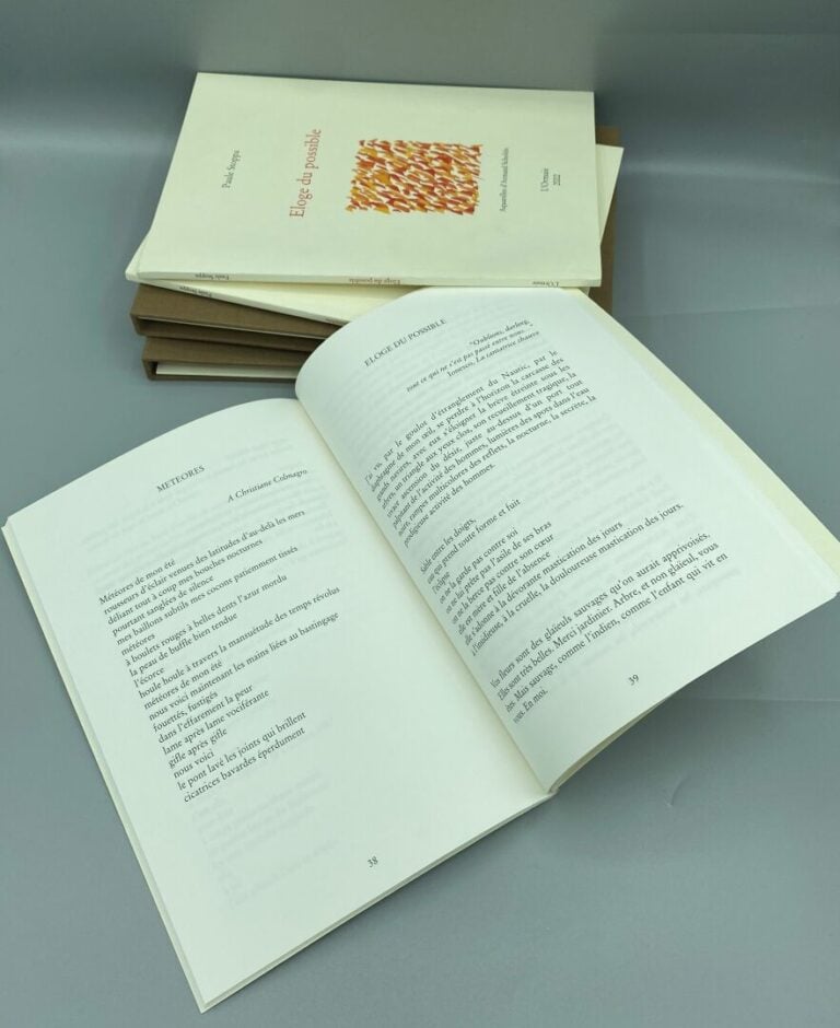 STOPPA Paule - SCHOLTES Armand - Eloge du possible. - Vence, Editions de l'Orma…
