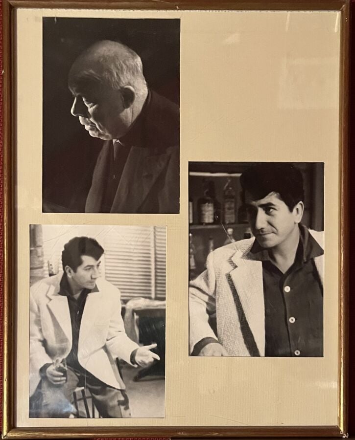 Suite de 17 tirages photographiques en noir et blanc (portraits Gabin, Piaf...)…
