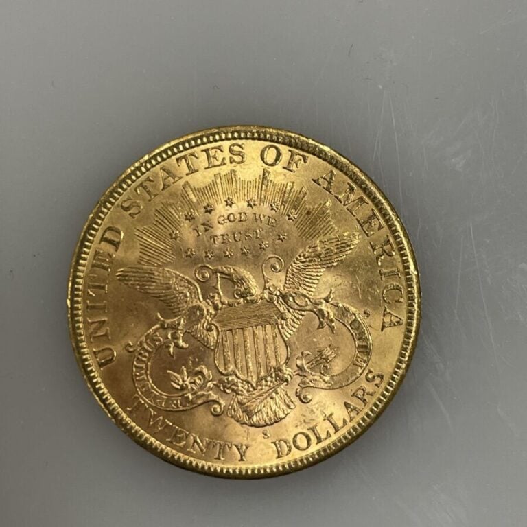 Une pièce de 20 Dollars en or (900‰) "Liberty Head - Double Eagle" - 1896 - 33.…