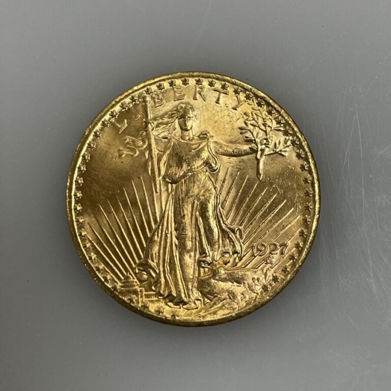 Une pièce de 20 Dollars en or (900‰) Saint-Gaudens " Double Eagle" - 1927 - 33.…