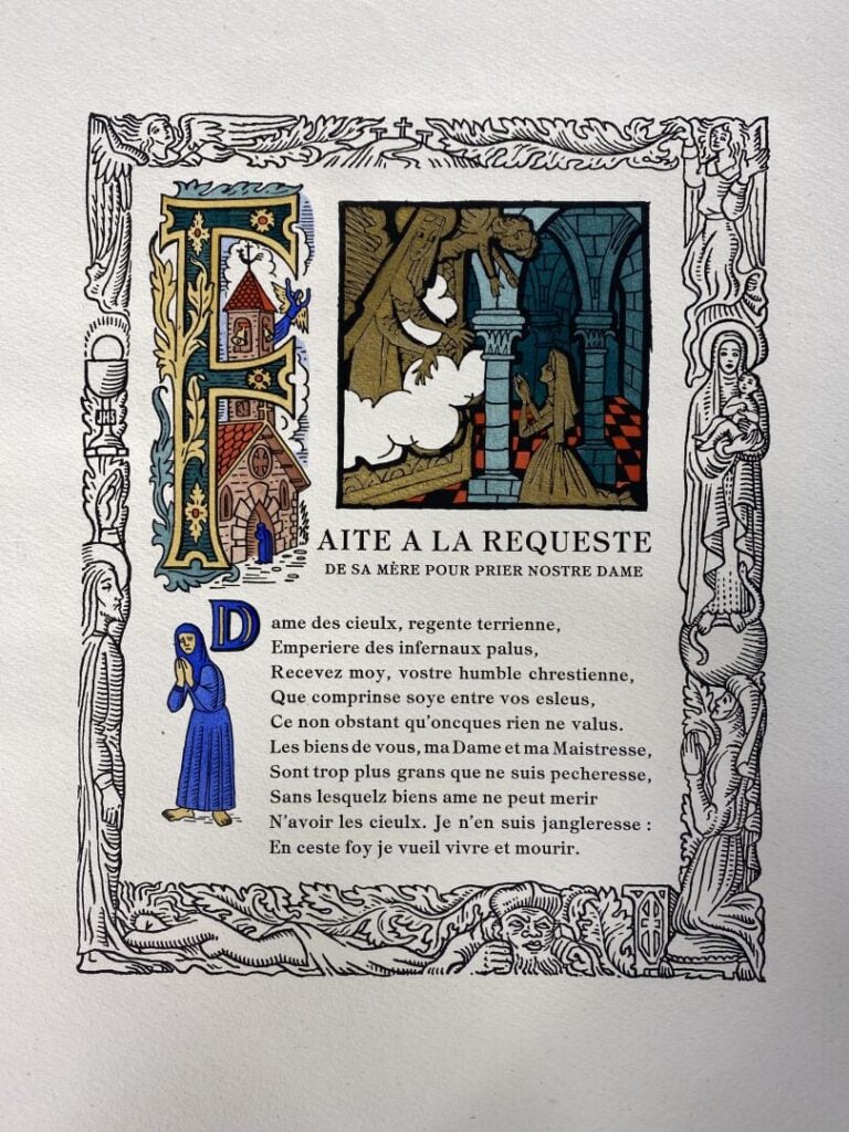 VILLON (François) : - Ballades de maîstre François VILLON - Illustrations de Lu…