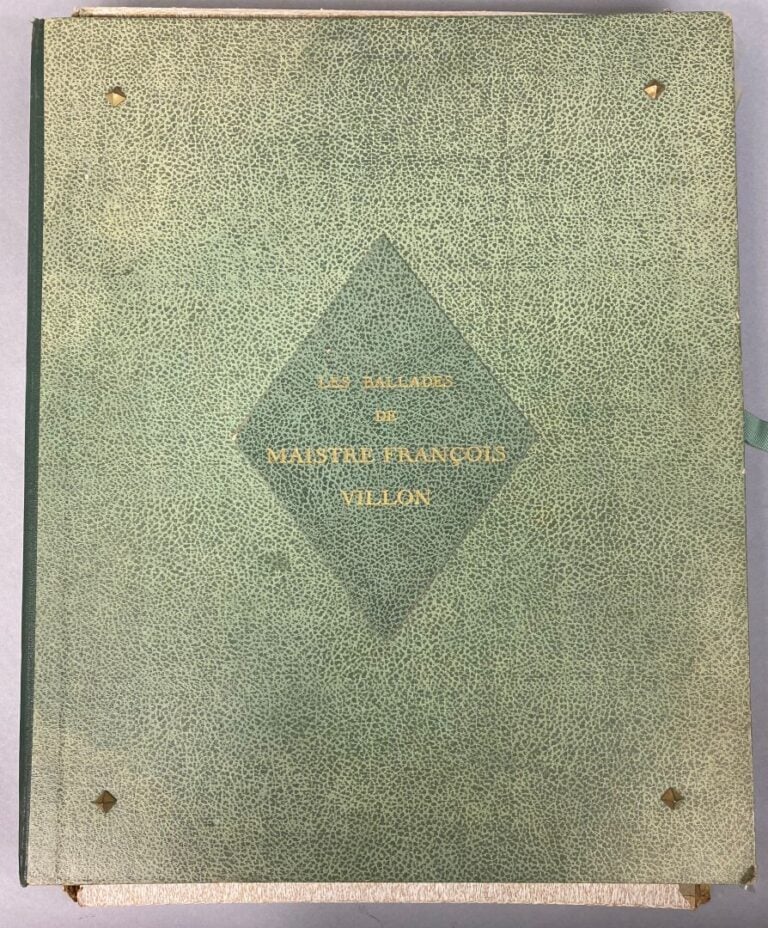 VILLON (François) : - Ballades de maîstre François VILLON - Illustrations de Lu…