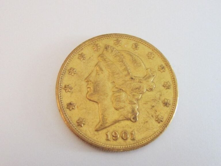 1 pièce de 20 $ or, 1901