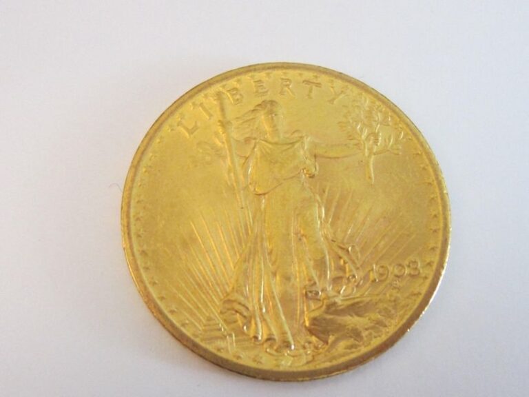 1 pièce de 20 $ or, 1908