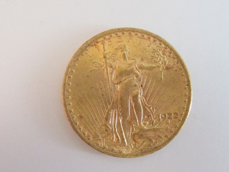 1 pièce de 20 $ or, 1922
