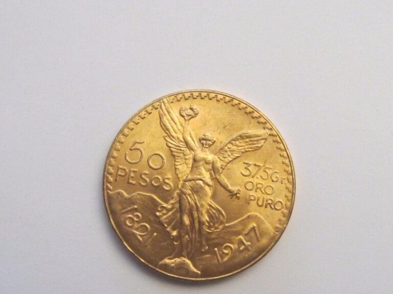 1  pièce de 50 pesos or
