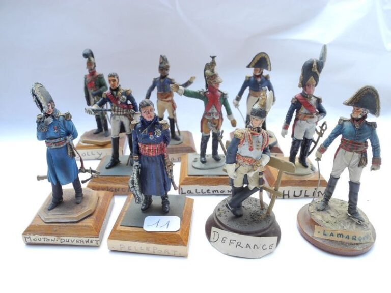 10 figurines Debercy,