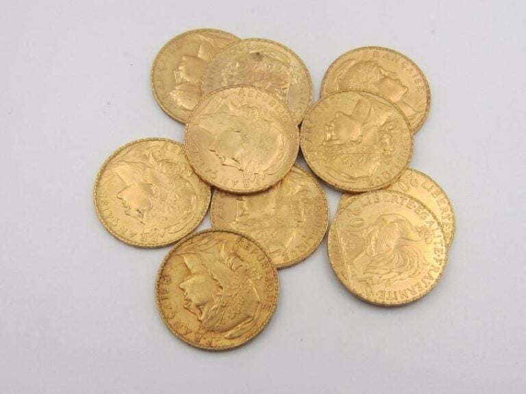 10 pièces de 20 francs or