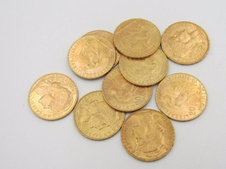 10 pièces de 20 francs or