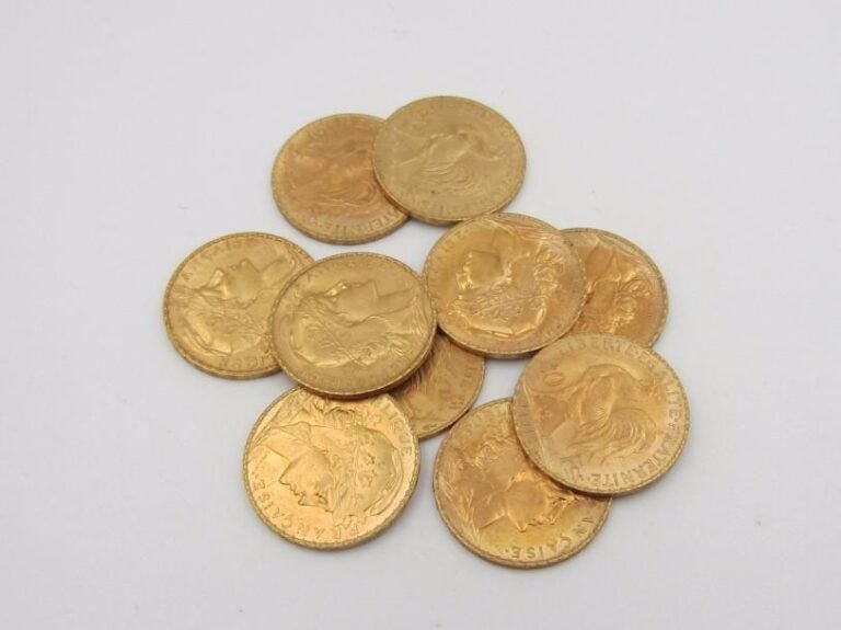 10 pièces de 20 francs or