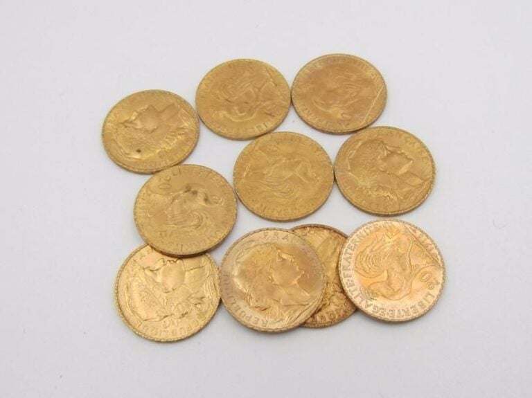 10 pièces de 20 francs or
