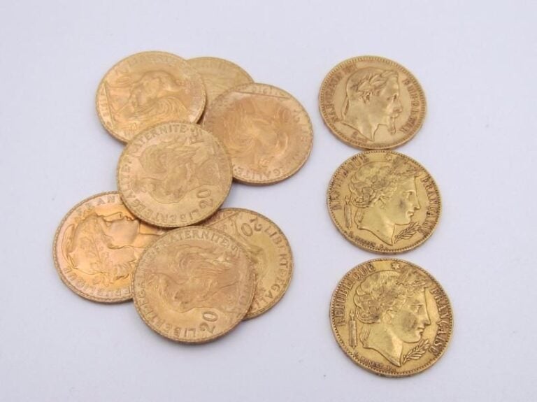 10 pièces de 20 francs or