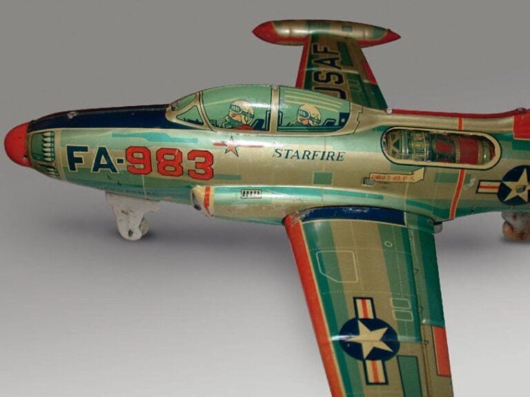 2 avions Lockheed Starfire Yone - Japon - tôle lith